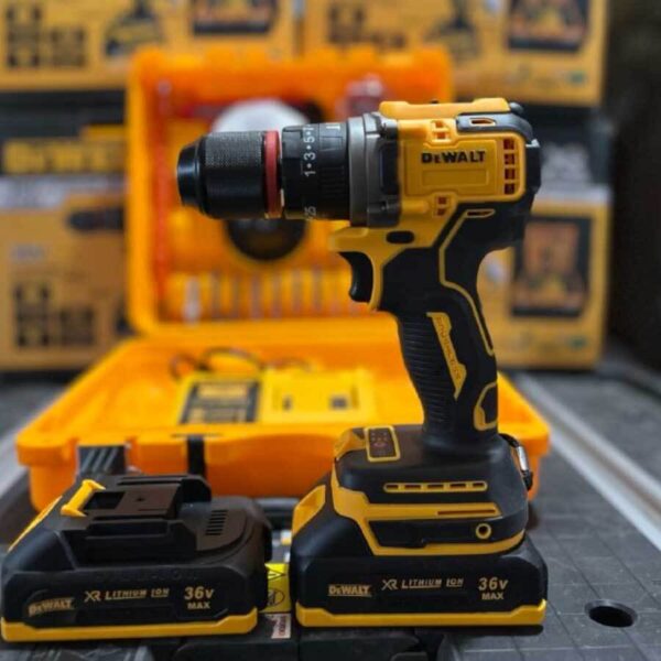 دریل شارژی پیچ گوشتی دیوالت 36 ولت با جعبه ابزار کامل Dewalt 36V